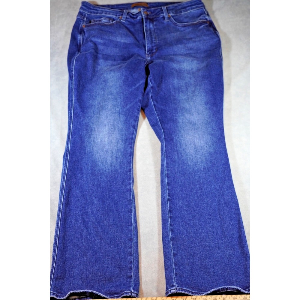 Judy Blue Boot Cut Jeans Womens 20W Long Blue Stretch Cotton Blend Denim